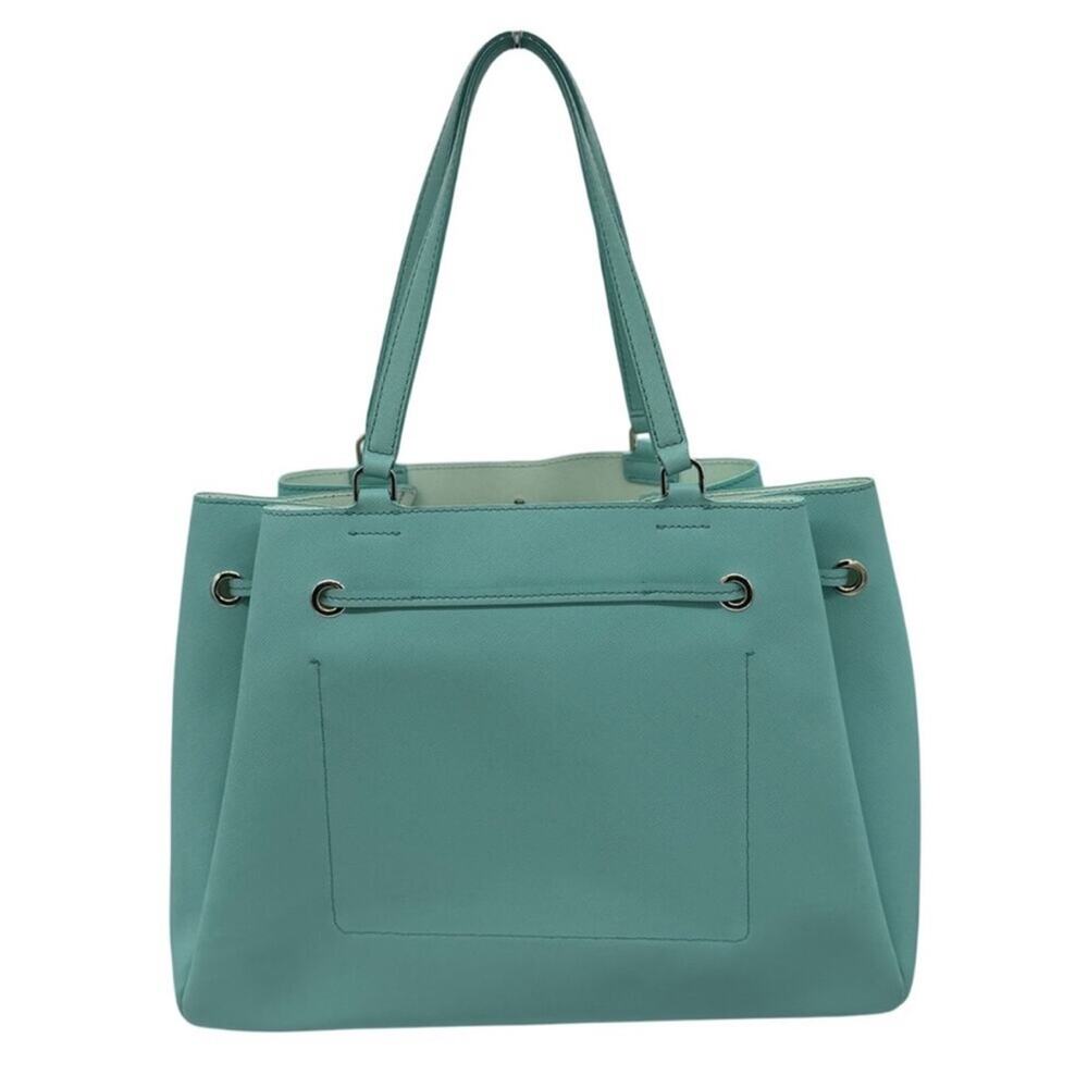 Kate Spade New York Cape Drive Lynnie Tote, beautiful Tiffany blue, EUC - Picture 4 of 15